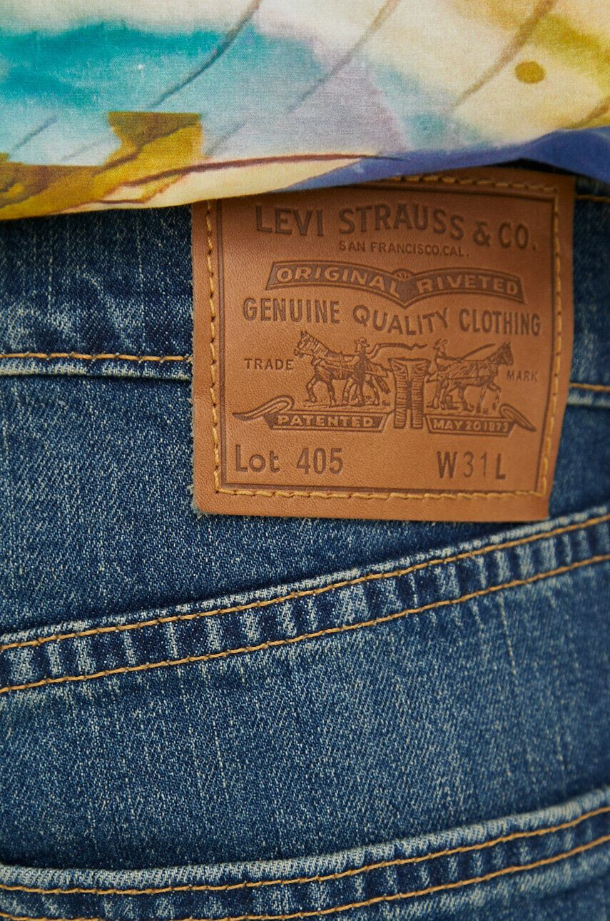 Levi's Džínové šortky pánské tmavomodrá barva - Pepit.cz