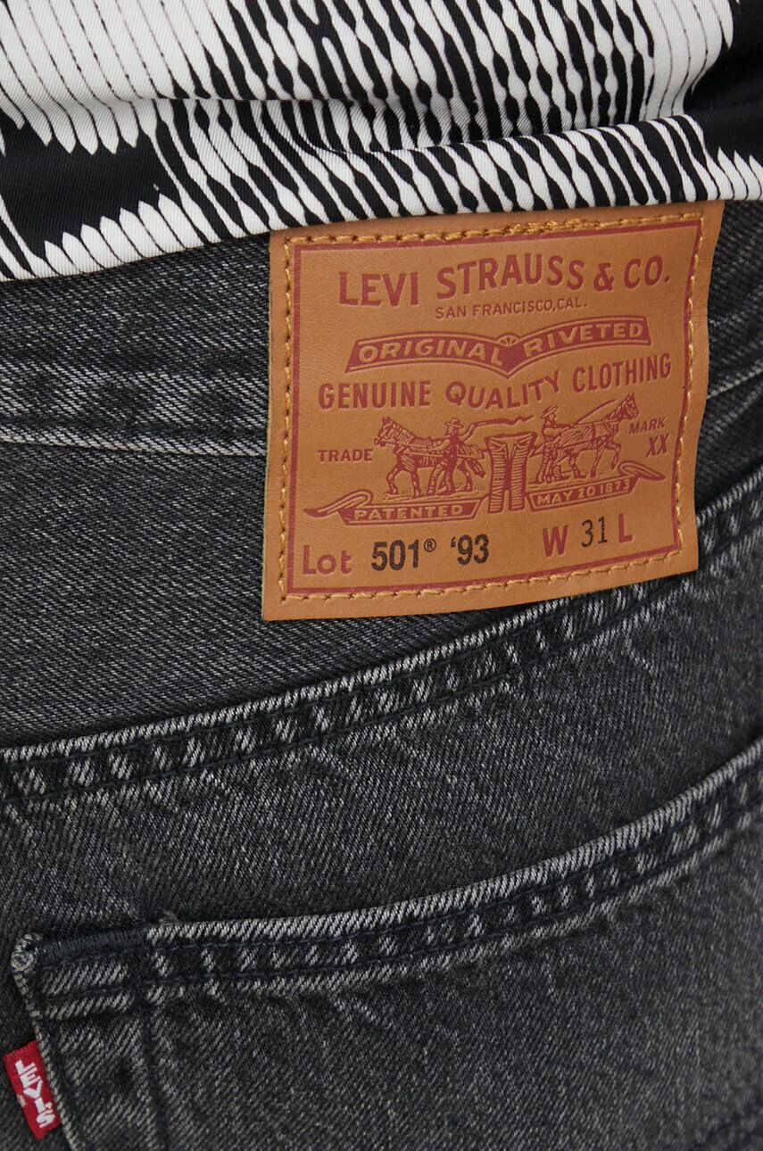 Levi's Džínové šortky pánské černá barva - Pepit.cz