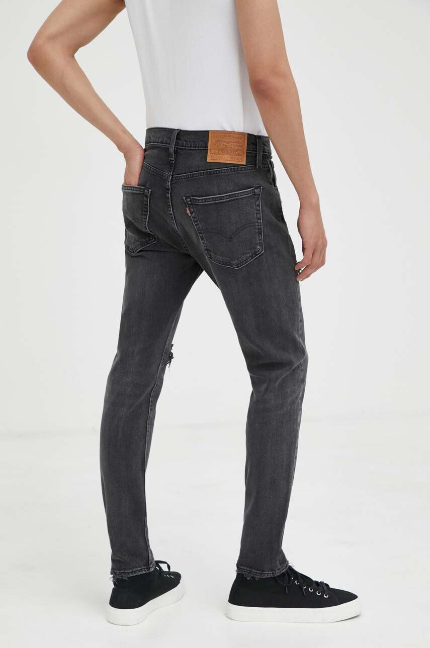 Levi's Džíny 512 SLIM TAPER pánské šedá barva - Pepit.cz