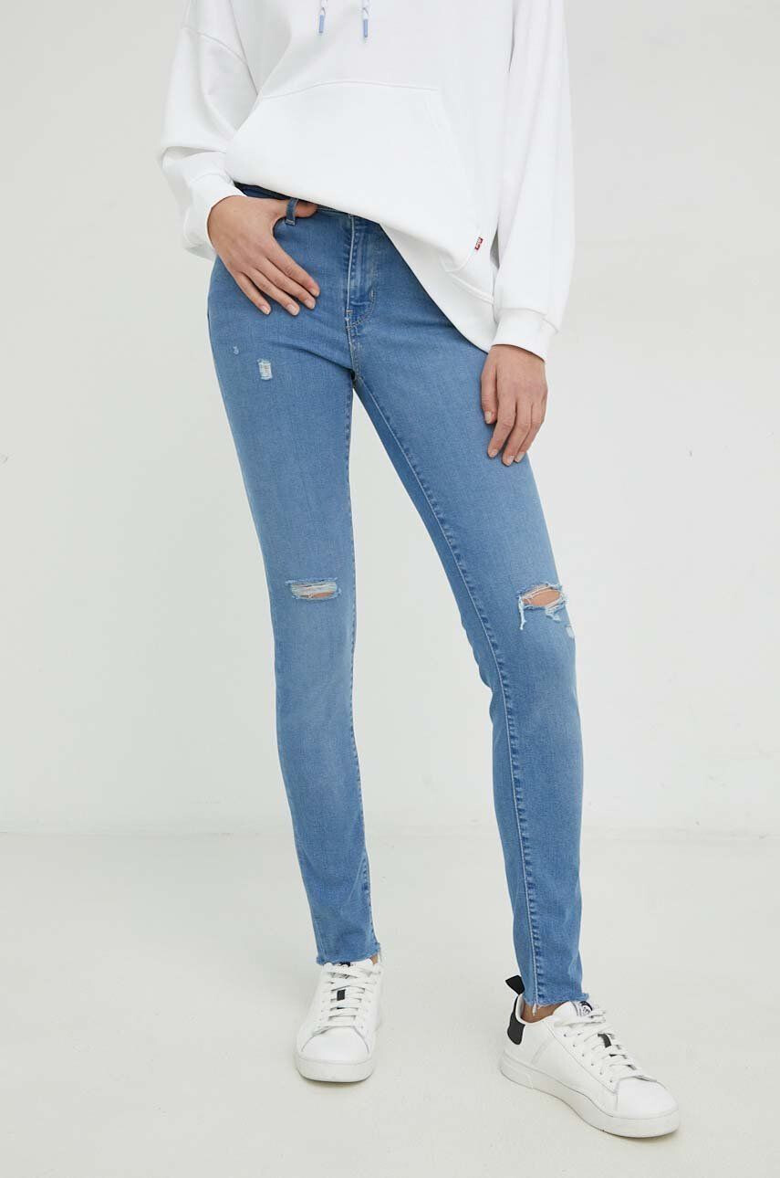 Levi's Džíny 711 Skinny dámské medium waist - Pepit.cz