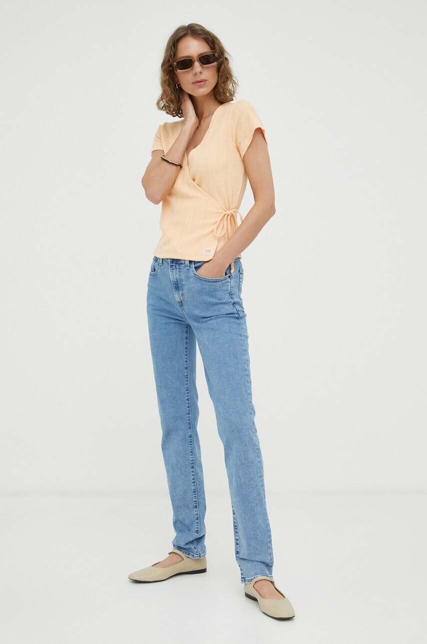 Levi's Džíny 724 HIGH RISE STRAIGHT dámské high waist - Pepit.cz