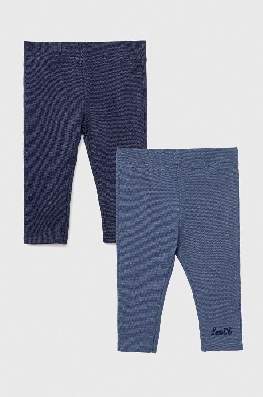 Levi's Kojenecké legíny 2-pack hladké - Pepit.cz