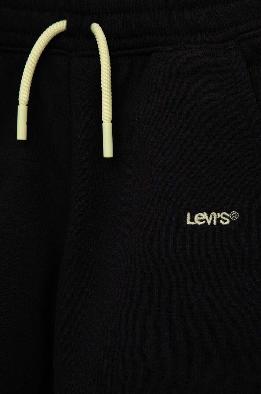 Levi's Kojenecké šortky černá barva hladké - Pepit.cz