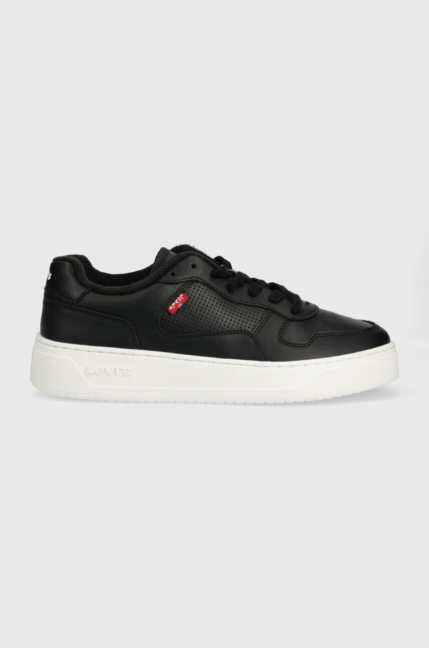 Levi's Kožené sneakers boty Glide černá barva D7521.0002 - Pepit.cz