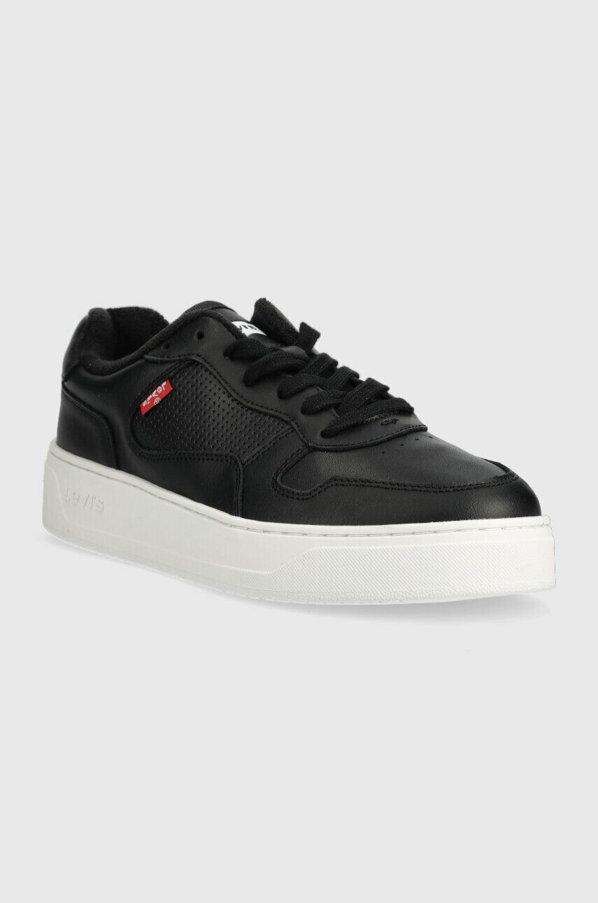 Levi's Kožené sneakers boty Glide černá barva D7521.0002 - Pepit.cz