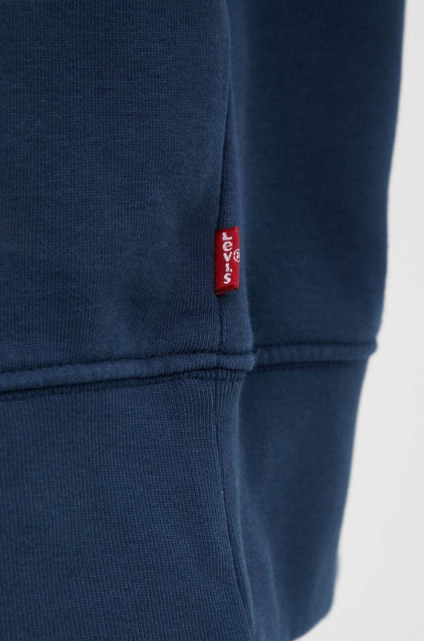 Levi's Mikina pánská tmavomodrá barva s kapucí s potiskem - Pepit.cz