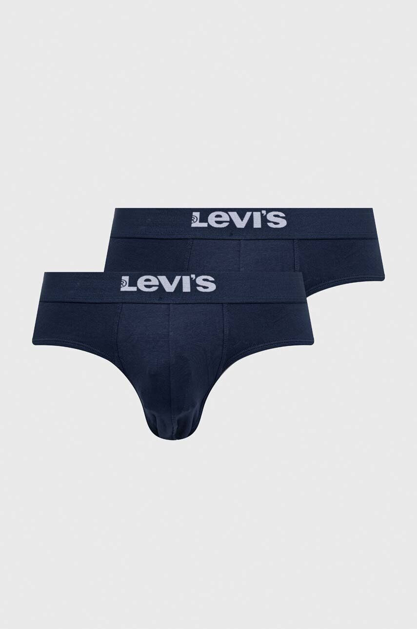 Levi's Spodní prádlo 2-pack pánské tmavomodrá barva - Pepit.cz