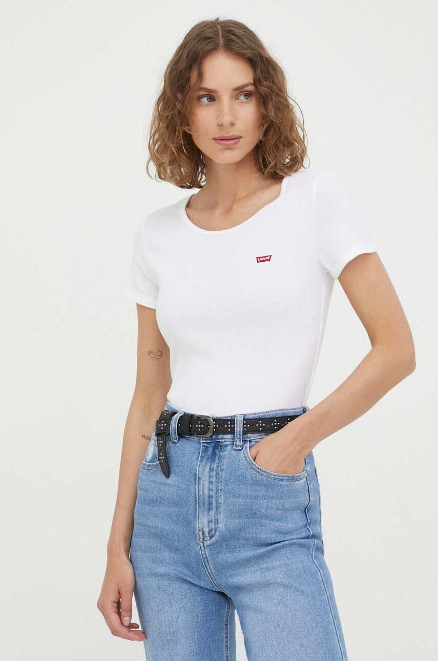 Levi's Tričko 2-pack bílá barva - Pepit.cz