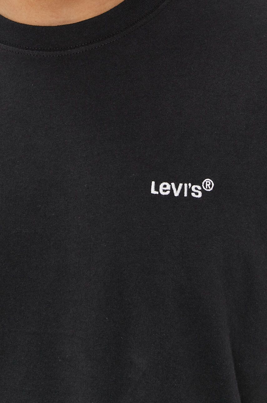 Levi's Tričko pánské černá barva hladké A0637.0001-Blacks - Pepit.cz