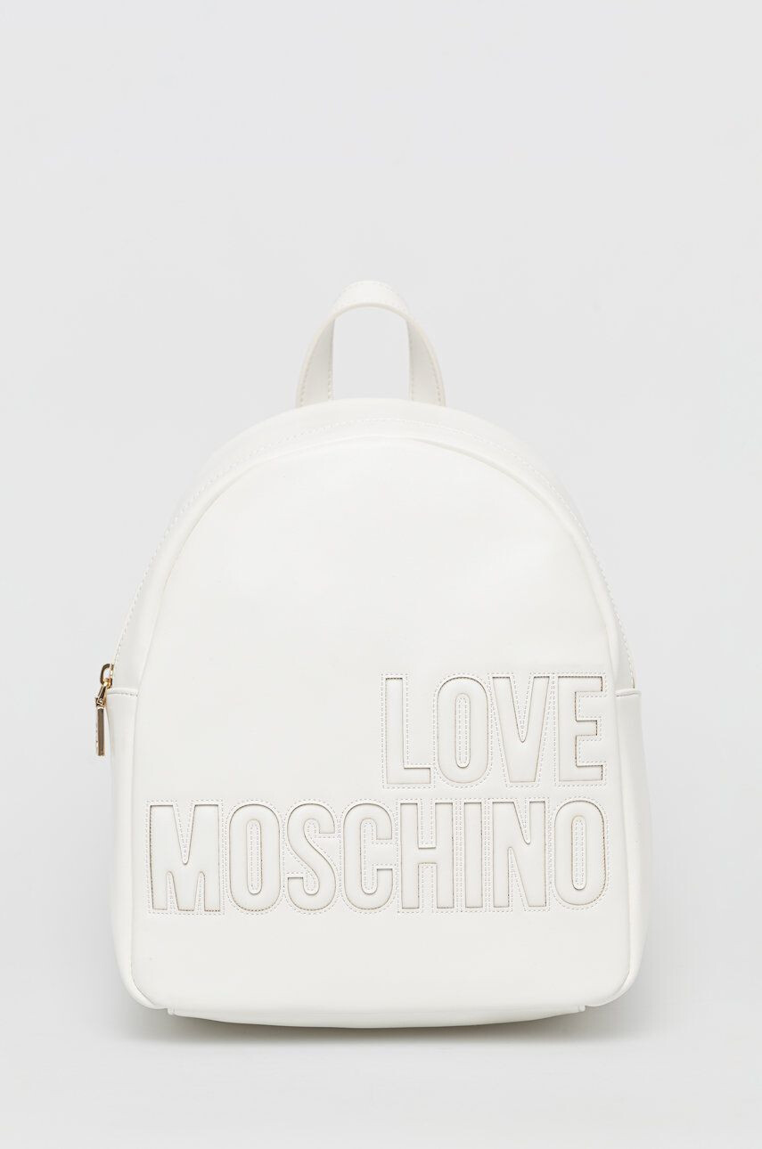 Love Moschino Batoh dámský bílá barva malý hladký - Pepit.cz