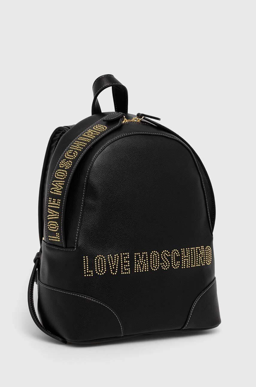 Love Moschino Batoh dámský černá barva malý s aplikací - Pepit.cz