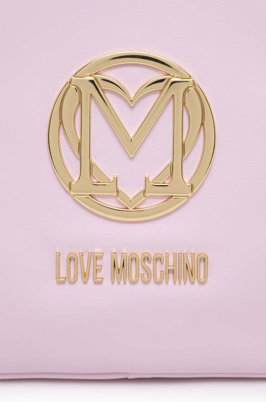 Love Moschino Batoh dámský černá barva malý s aplikací - Pepit.cz