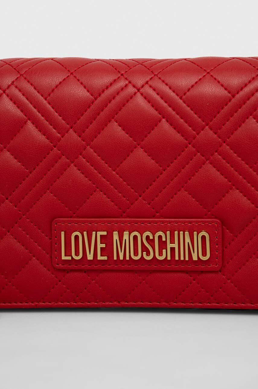 Love Moschino Kabelka fialová barva - Pepit.cz