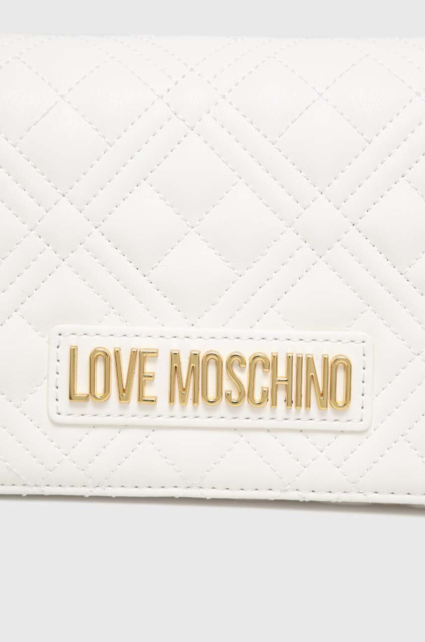 Love Moschino Kabelka bílá barva - Pepit.cz