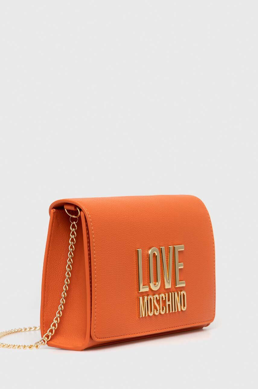 Love Moschino Kabelka oranžová barva - Pepit.cz