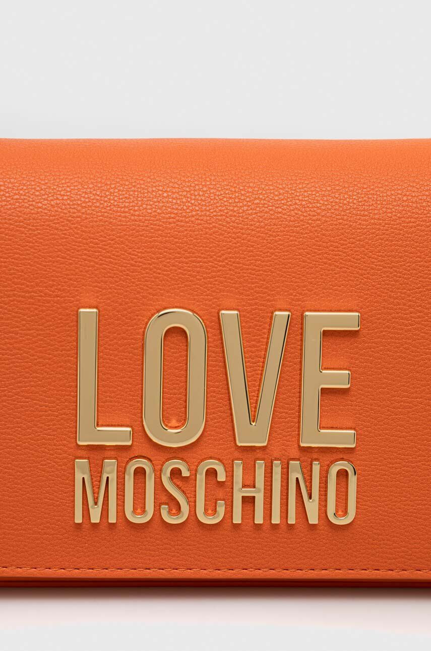 Love Moschino Kabelka oranžová barva - Pepit.cz