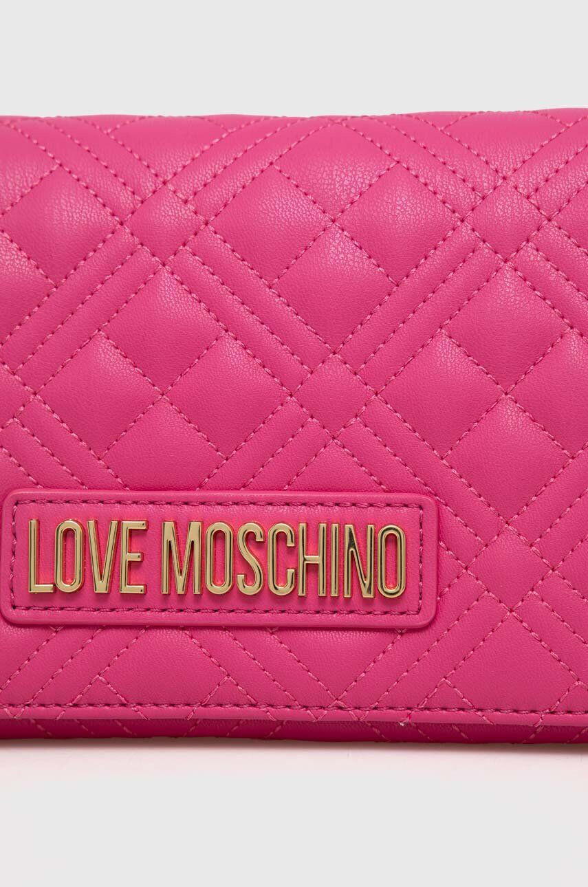 Love Moschino Kabelka růžová barva - Pepit.cz