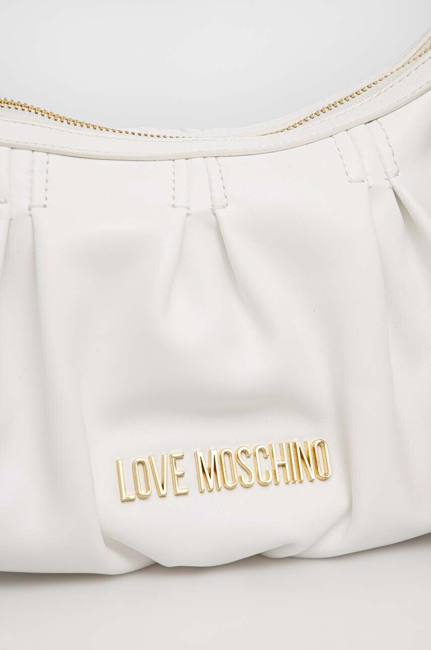 Love Moschino Kabelka bílá barva - Pepit.cz