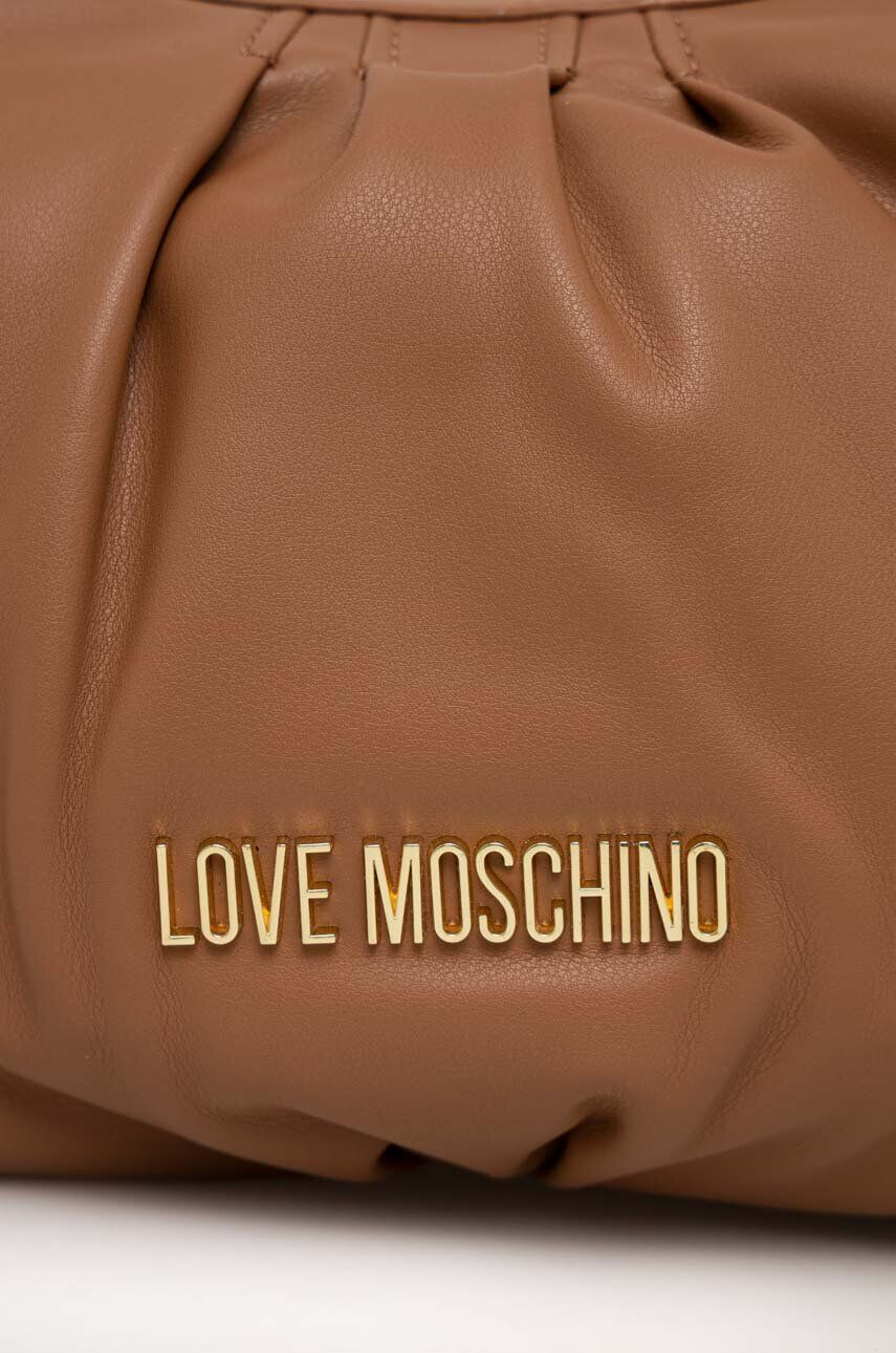 Love Moschino Kabelka hnědá barva - Pepit.cz