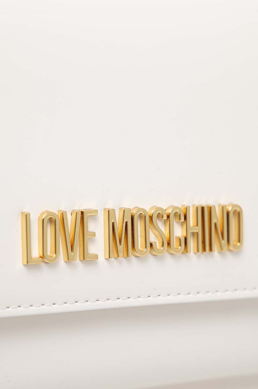 Love Moschino Kabelka bílá barva - Pepit.cz