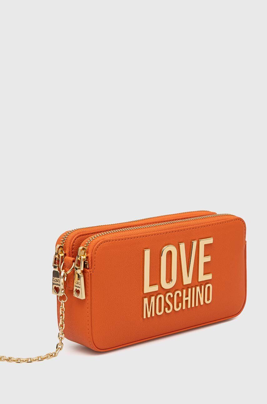 Love Moschino Kabelka oranžová barva - Pepit.cz