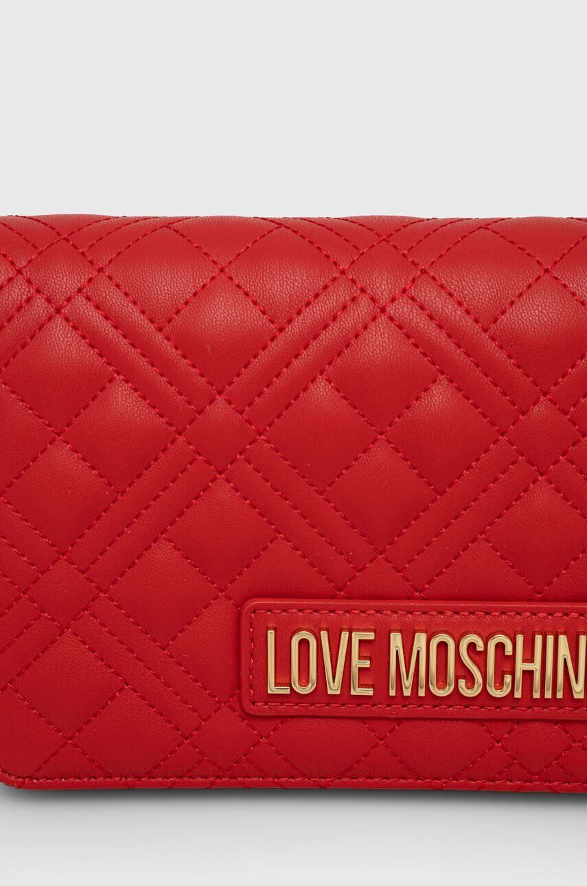 Love Moschino Kabelka červená barva - Pepit.cz