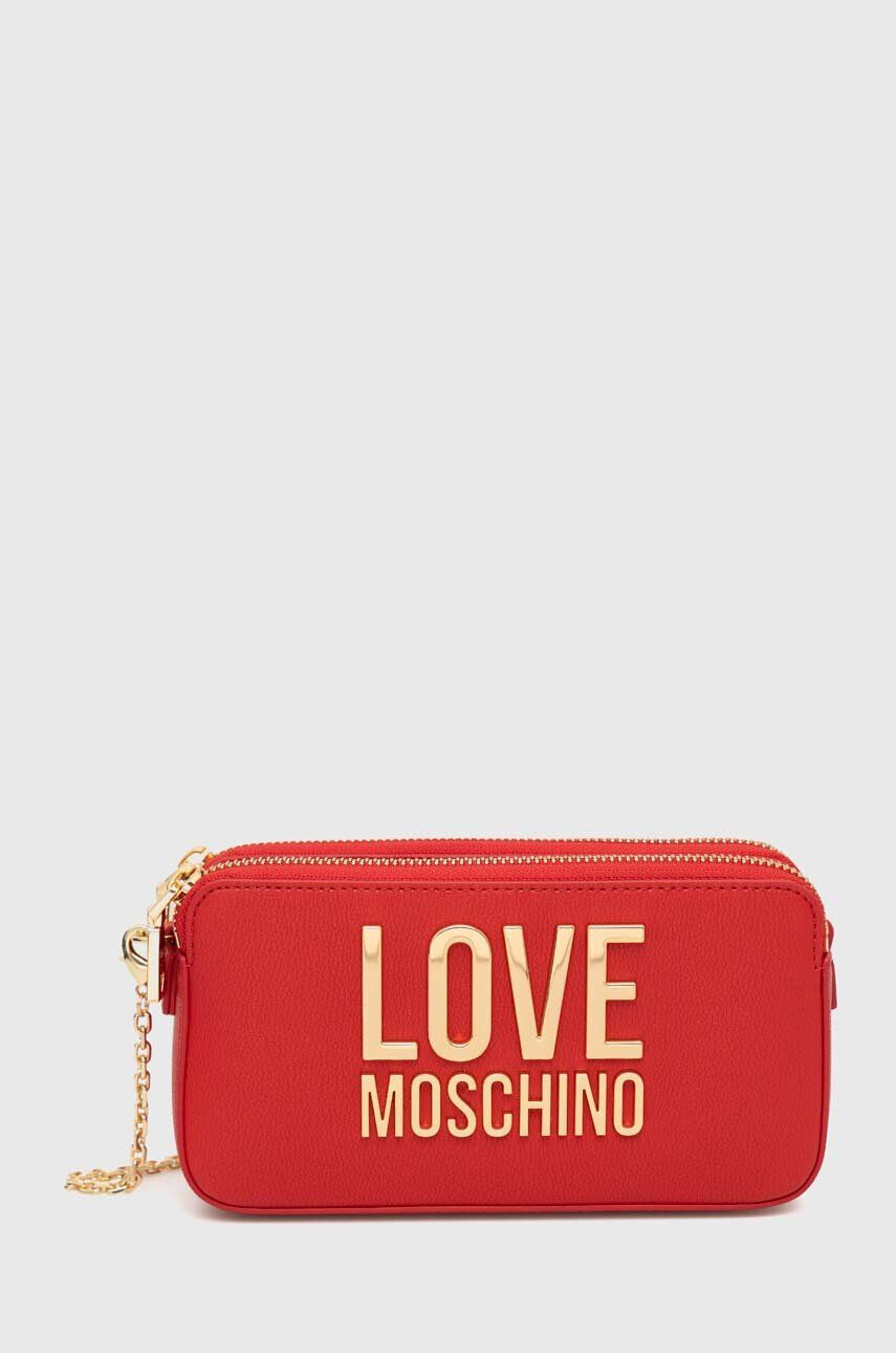 Love Moschino Kabelka červená barva - Pepit.cz