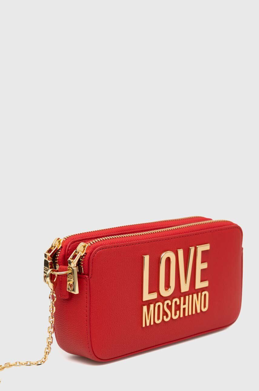 Love Moschino Kabelka červená barva - Pepit.cz