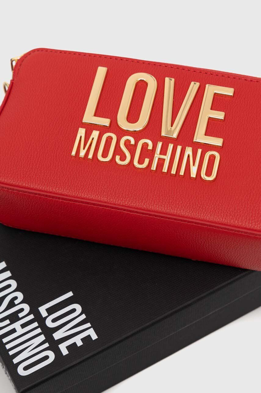 Love Moschino Kabelka červená barva - Pepit.cz