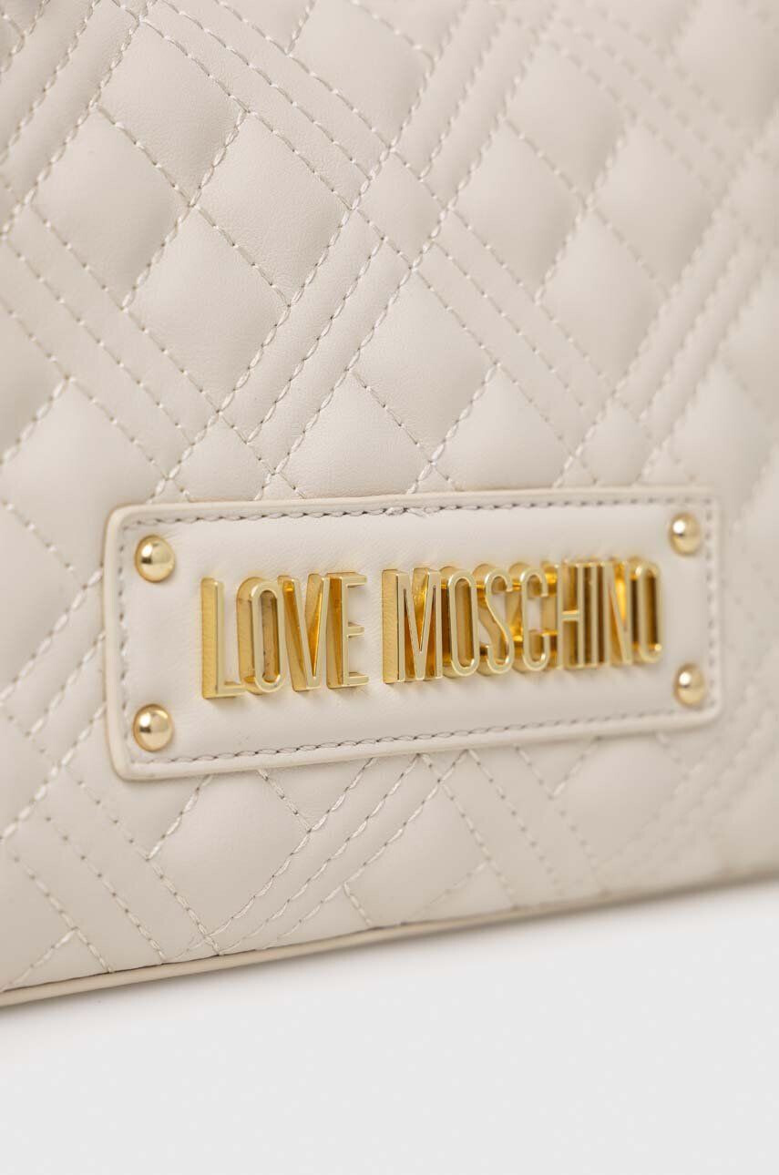 Love Moschino Kabelka béžová barva - Pepit.cz