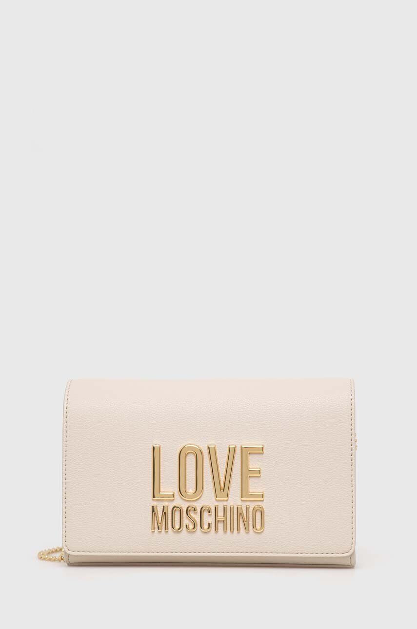 Love Moschino Kabelka béžová barva - Pepit.cz