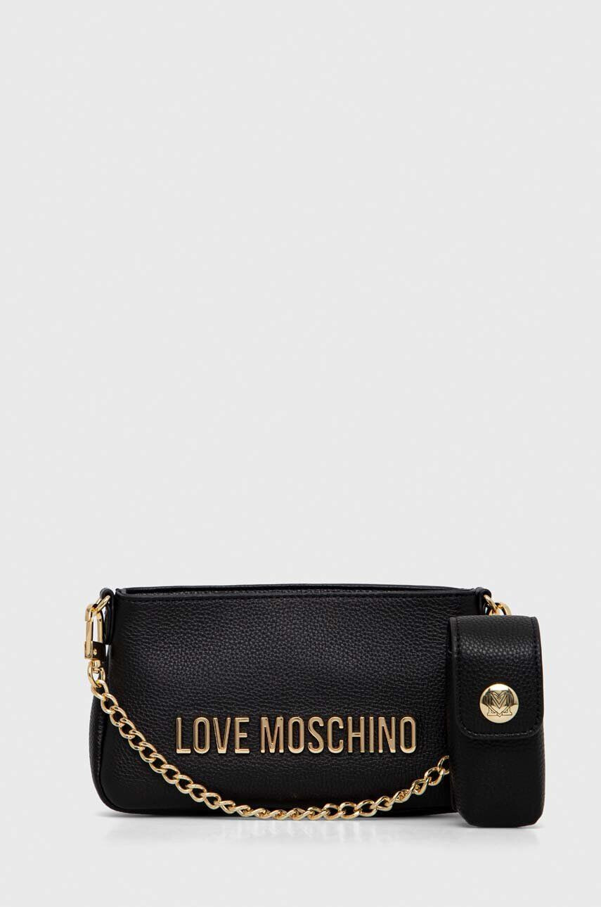 Love Moschino Kabelka černá barva - Pepit.cz