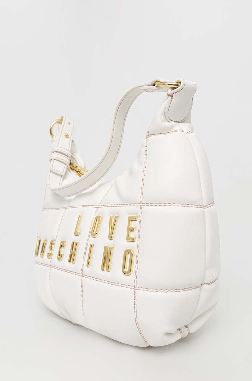 Love Moschino Kabelka bílá barva - Pepit.cz