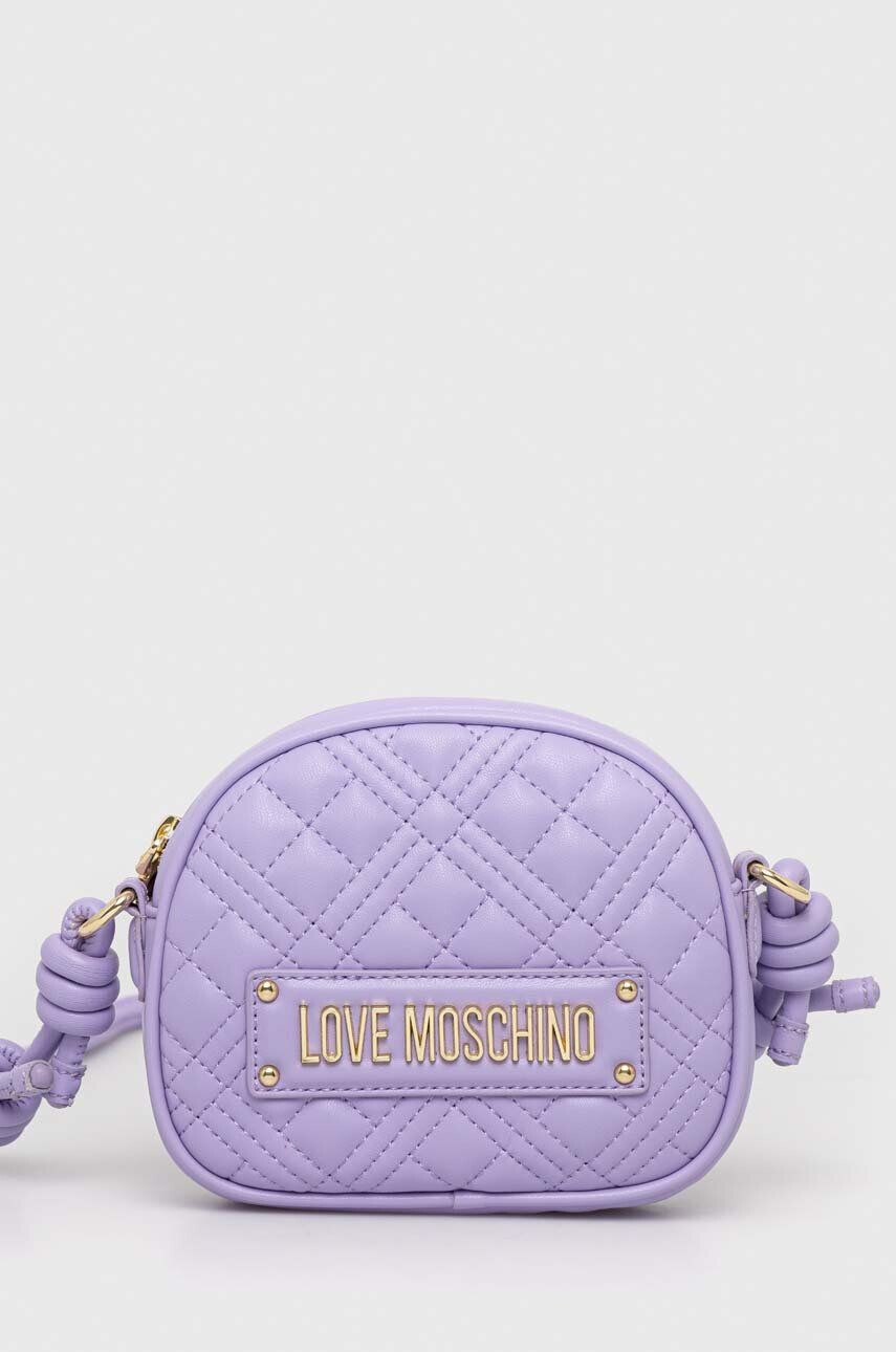 Love Moschino Kabelka fialová barva - Pepit.cz