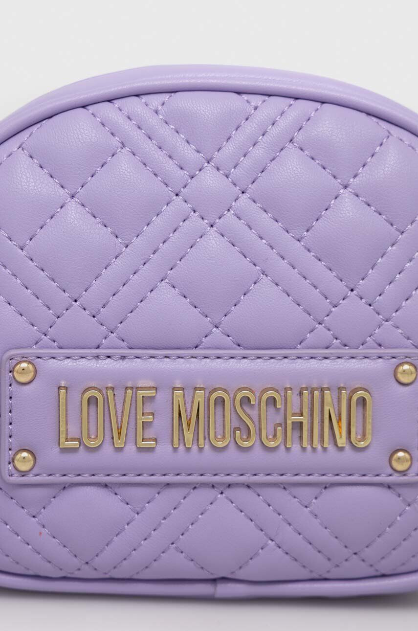 Love Moschino Kabelka fialová barva - Pepit.cz