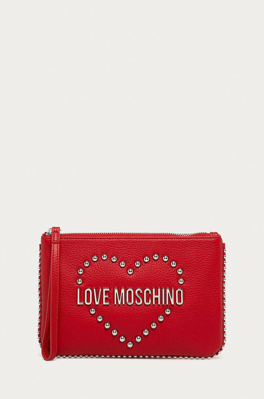 Love Moschino Kožená kabelka - Pepit.cz