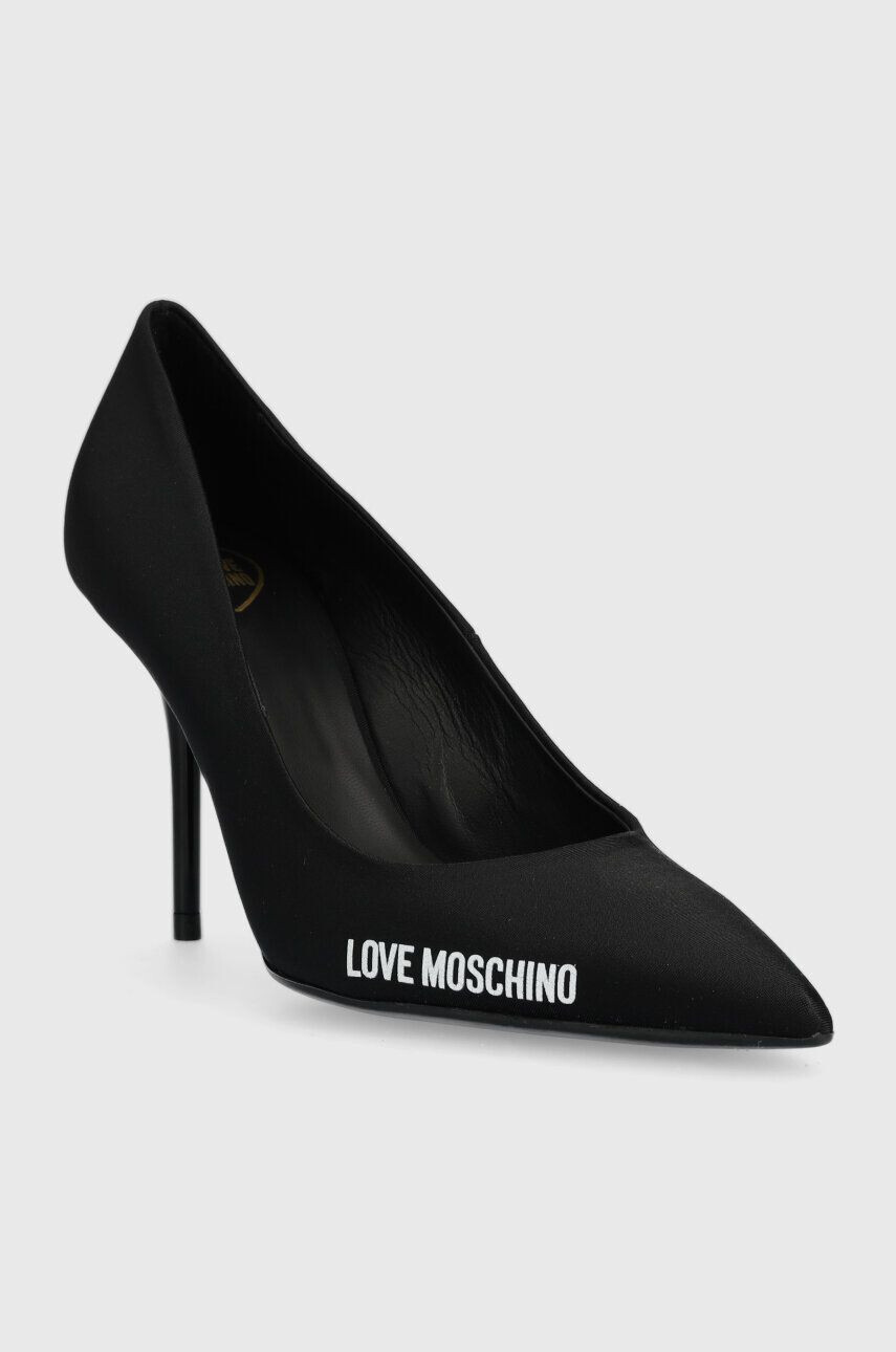 Love Moschino Lodičky černá barva JA10089G0GIM0000 - Pepit.cz