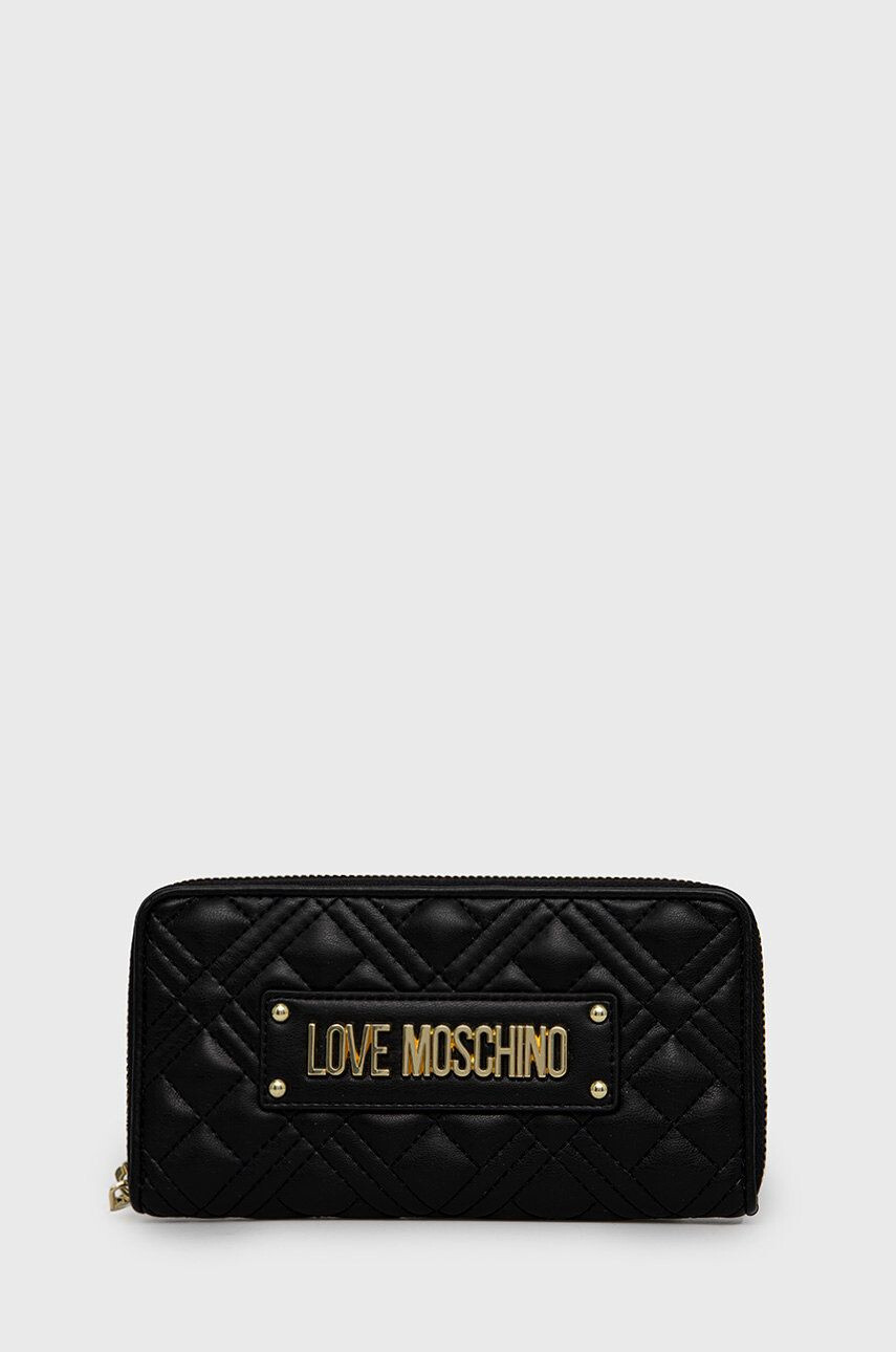 Love Moschino Peněženka dámský černá barva - Pepit.cz