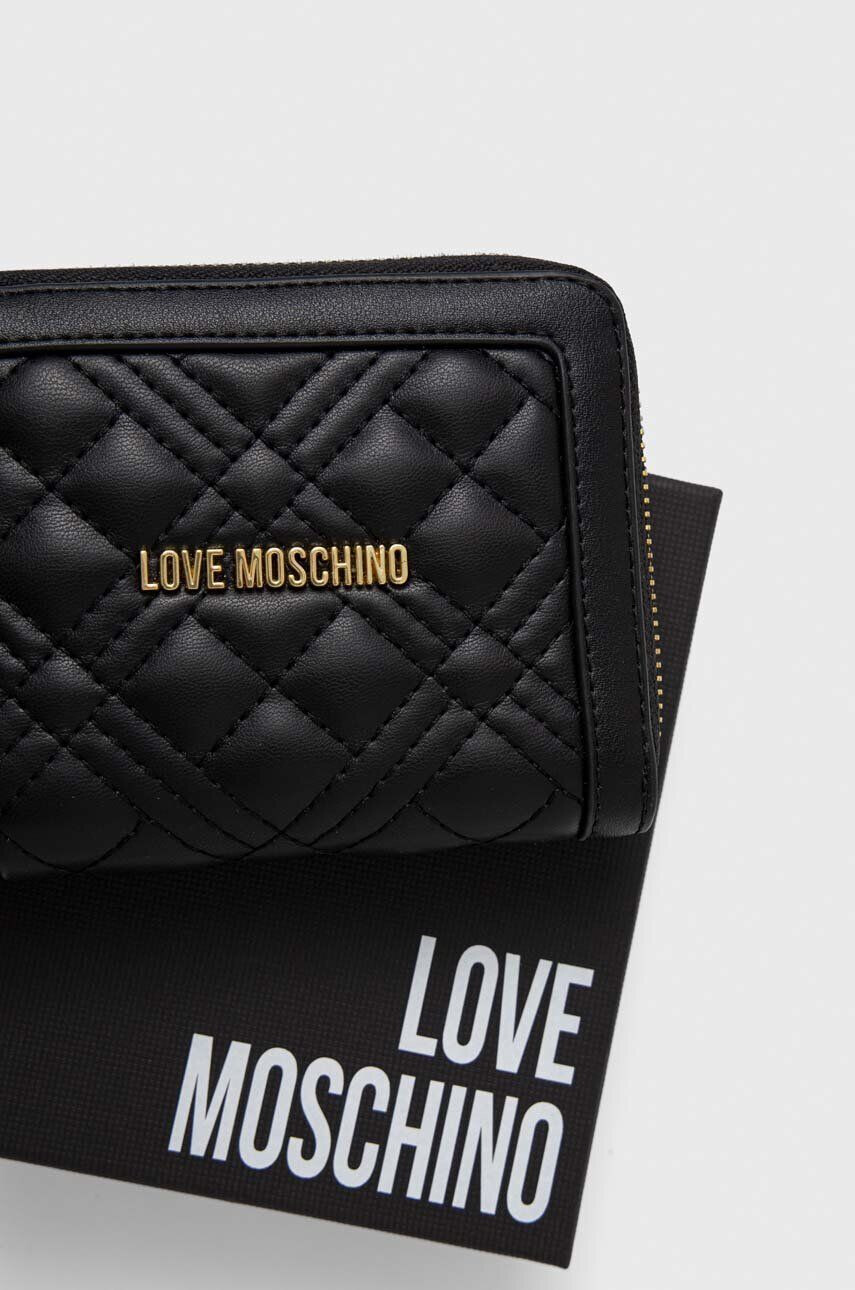 Love Moschino Peněženka černá barva - Pepit.cz