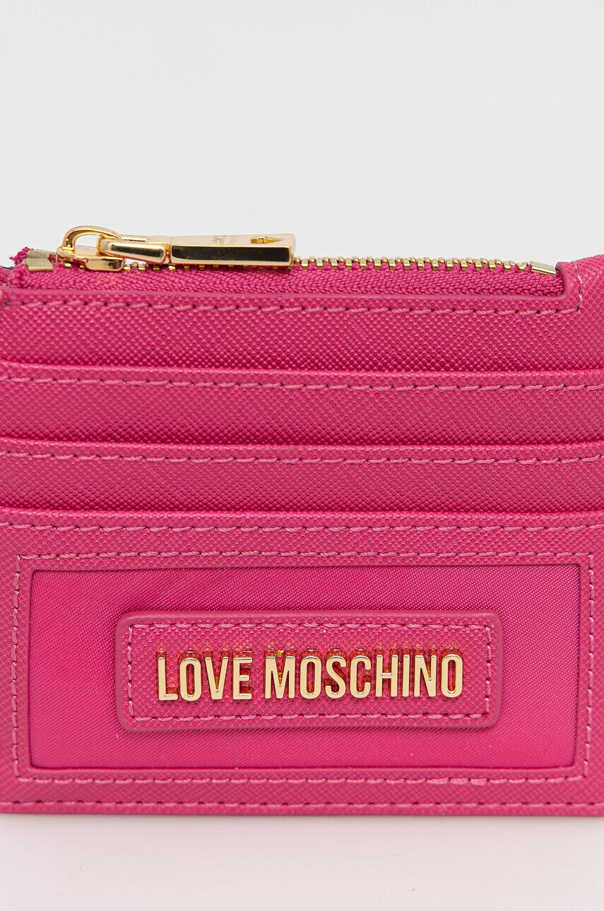 Love Moschino Peněženka růžová barva - Pepit.cz