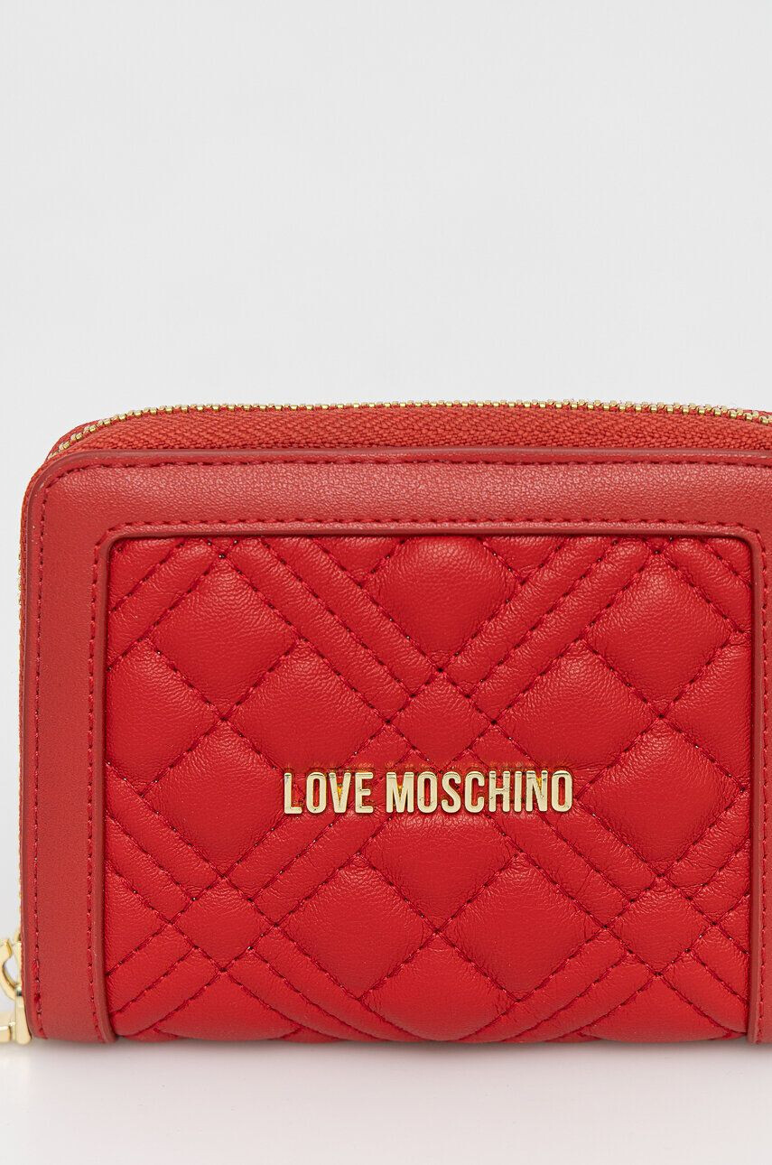 Love Moschino Peněženka červená barva - Pepit.cz