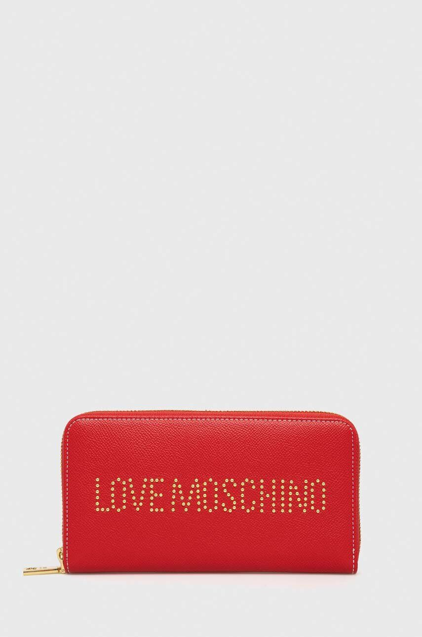 Love Moschino Peněženka červená barva - Pepit.cz