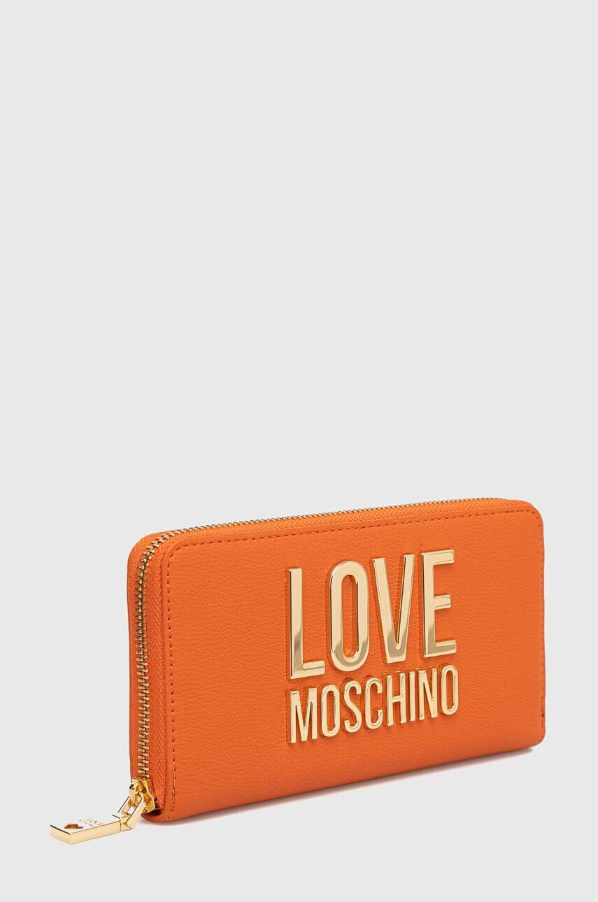 Love Moschino Peněženka oranžová barva - Pepit.cz