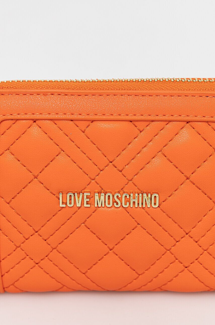 Love Moschino Peněženka oranžová barva - Pepit.cz