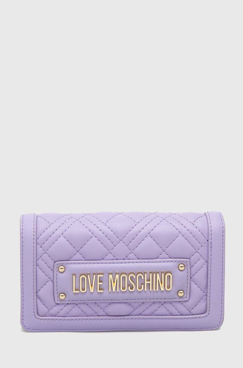 Love Moschino Peněženka černá barva - Pepit.cz