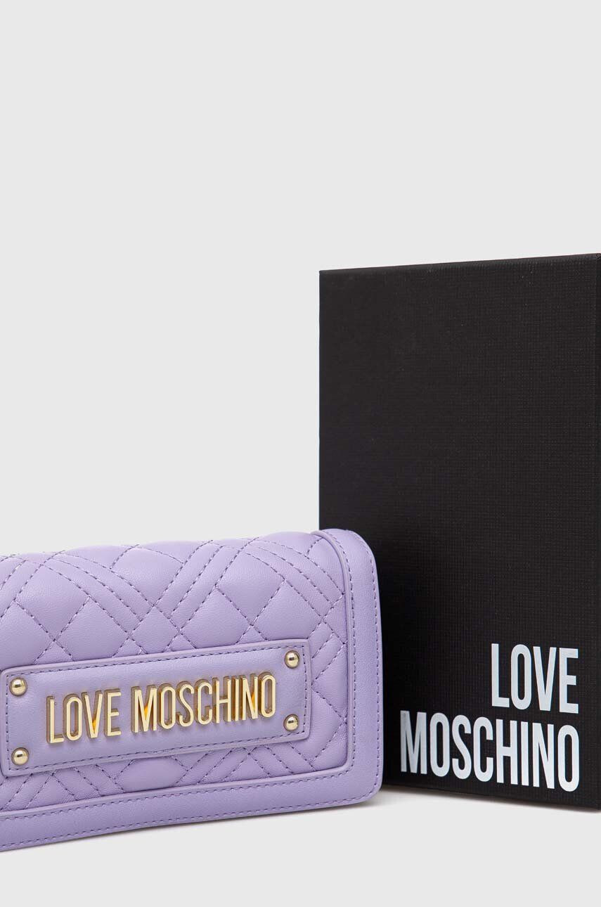 Love Moschino Peněženka černá barva - Pepit.cz