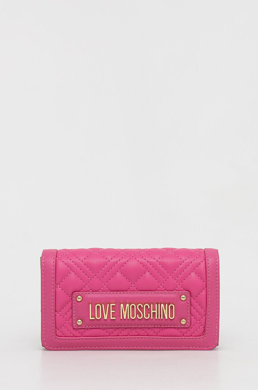 Love Moschino Peněženka černá barva - Pepit.cz