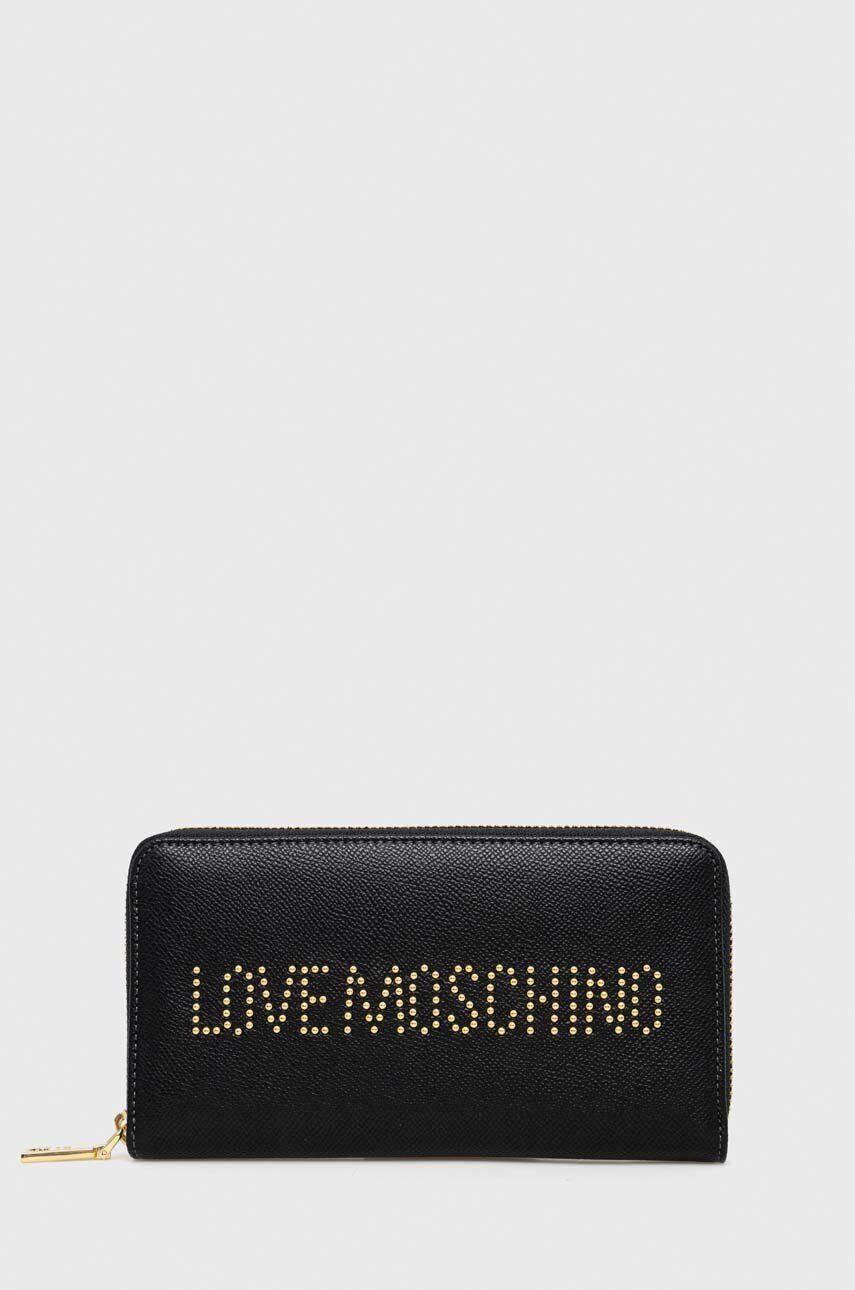 Love Moschino Peněženka černá barva - Pepit.cz