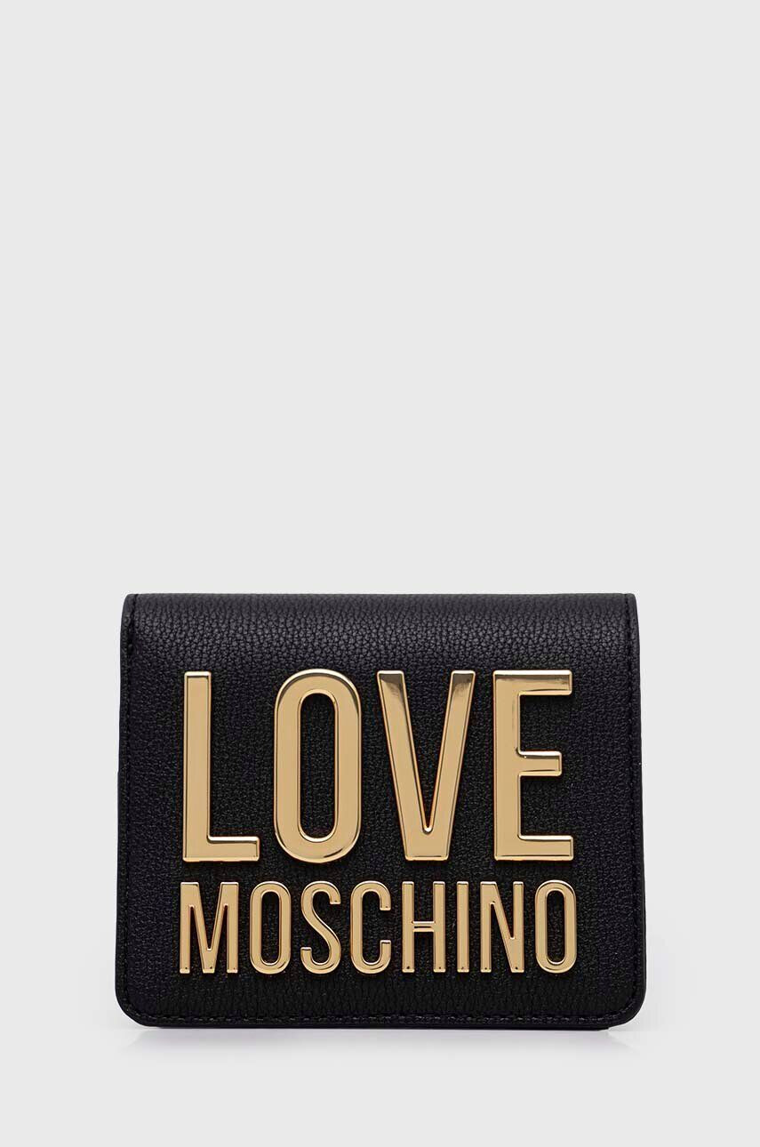 Love Moschino Peněženka hnědá barva - Pepit.cz