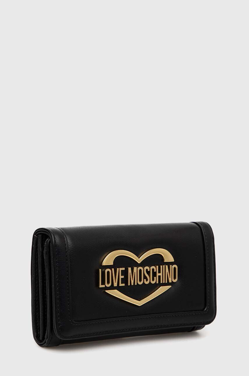 Love Moschino Peněženka černá barva - Pepit.cz